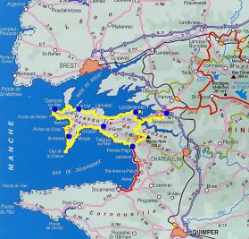 Itinéraire de randonnée Presqu‘île de Crozon